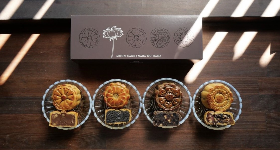 古代瓦月餅のギフト「ならの華」パッケージのデザインと箱の制作